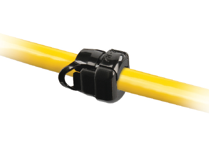 uxcell 10Pcs 8P-2 Round Cable Wire Strain Relief Bush Grommet 21mm Diameter Black 